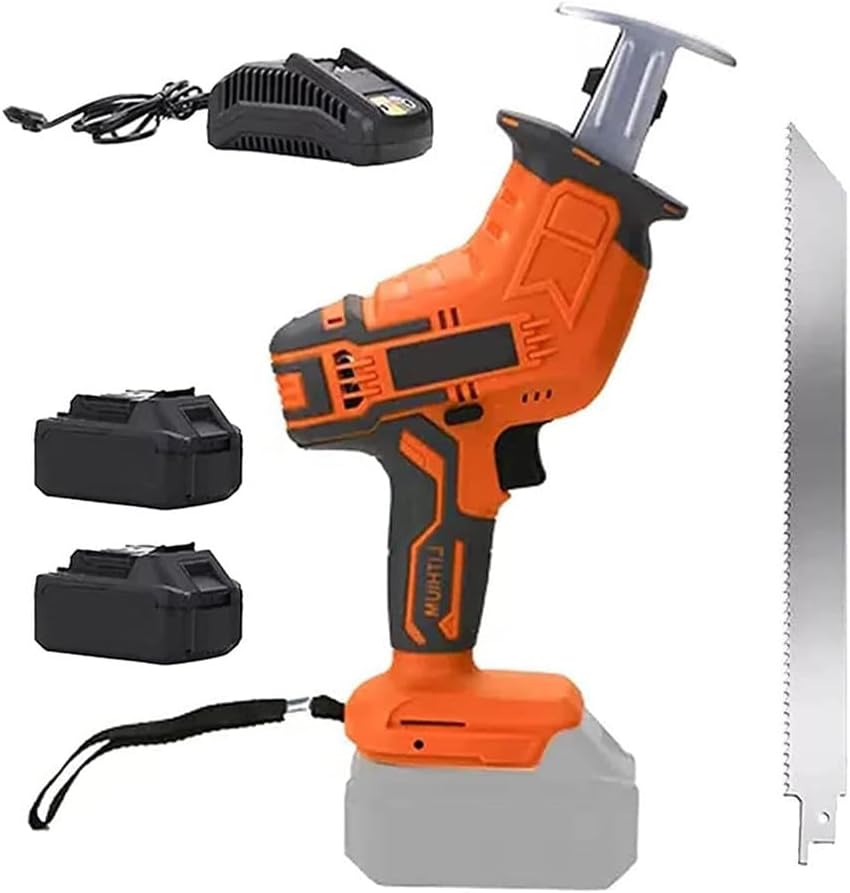 Electric Bone Saw Butchering Saw With Stainless Steel Blade, Cordless Bone Saw, Commercial Electric Reciprocating Saw, Multi-Function Machine, Meat, Pork, Fish And Ribs,2-1