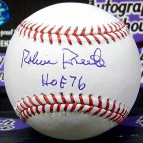 Robin Roberts autographed baseball inscribed HOF 76 (OMLB Philadelphia Phillies Whiz Kids Baltimore Orioles Hall of Famer) - Autographed Baseballs