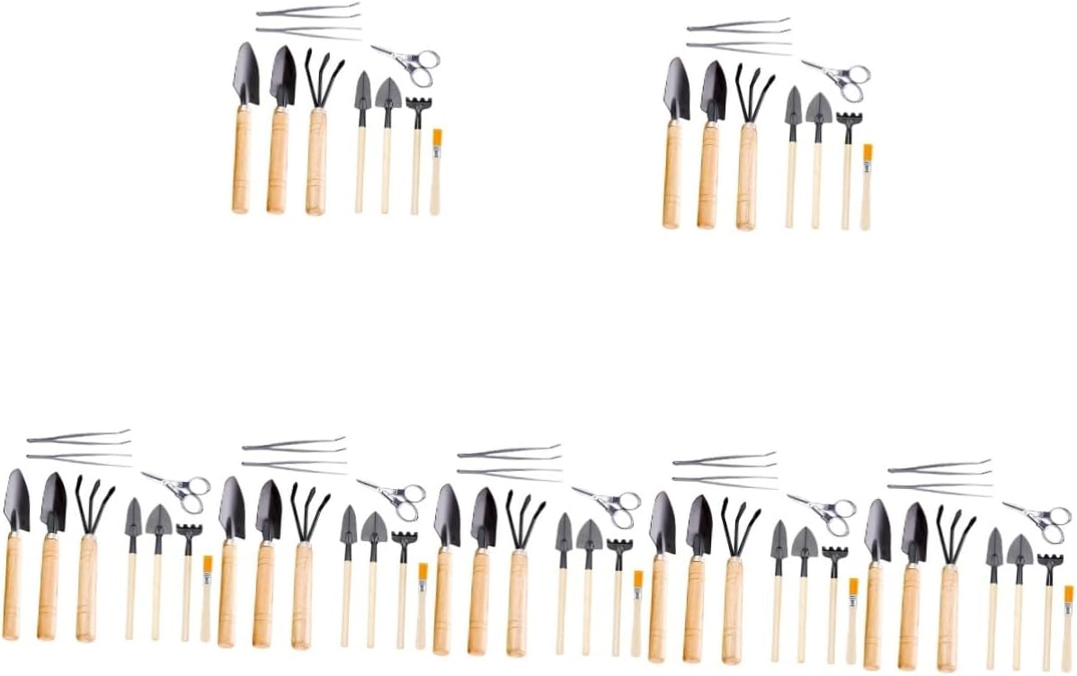 Happyyami 70 Pcs Planting Flower Arrangement Tool Garden Tools Kit Gardening Supplies Bonsai Planting Tool Mini Garden Tool Set Plant Kit Kids Suit Mini Potted Tools Kit Garden Hand Spade