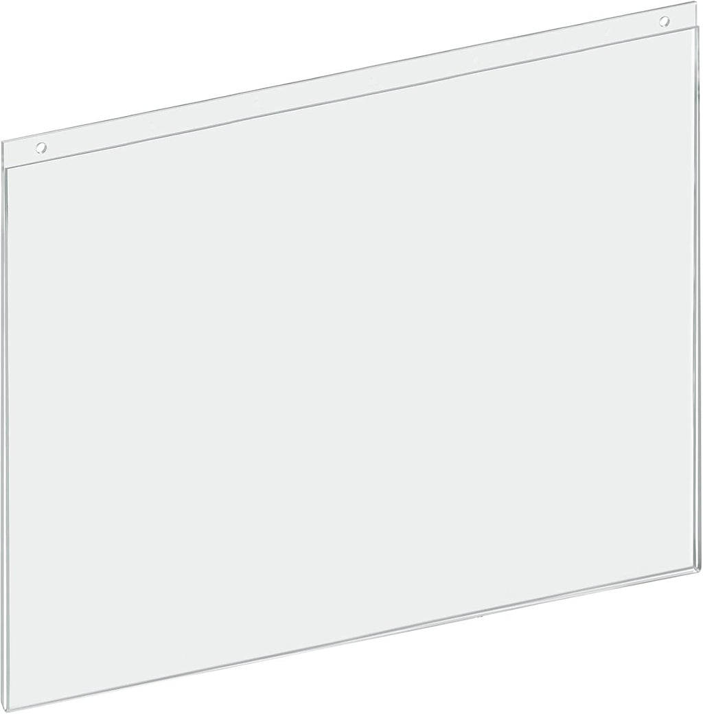 Azar Displays 162729 22-Inch Width by 17-Inch Height Wall U-Frame with Pre-Cut Hanging Holes, 10-Pack