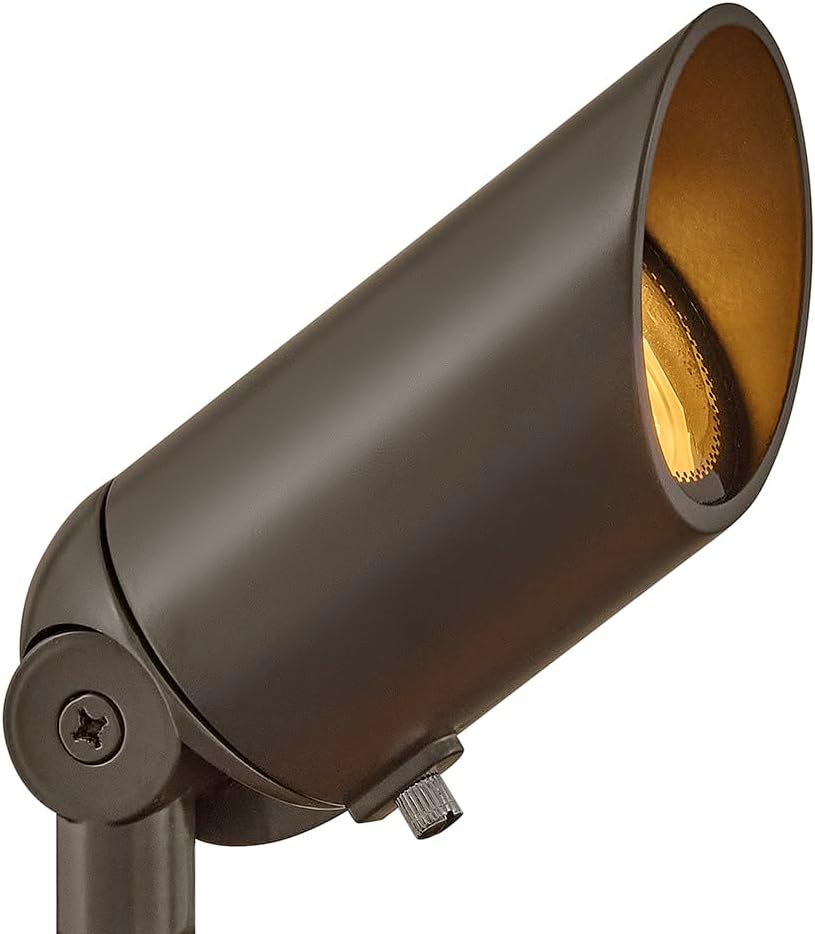 Hinkley 12V MR16 Accent Spot Light, Clear Glass Lens, Traditional Style, Set of 12, Bronze Finish