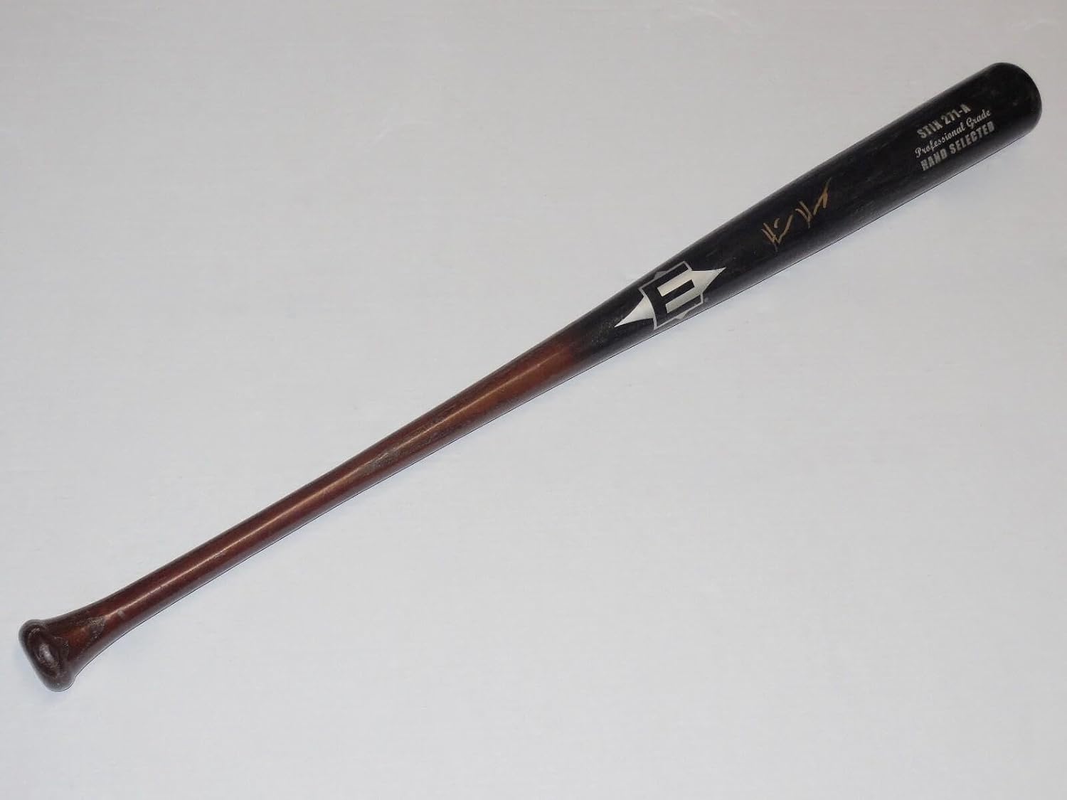 HUNTER HARVEY AUTOGRAPHED BAT (BALTIMORE ORIOLES) - Spring Training Used Bat! - Autographed MLB Bats