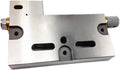 Stainless Steel Vise, Manual Slow-Moving Wire EDM Vise, High Precision 100mm Jaw Clamp 4' Open Clamp Wire Cutter 6.61lbs for Small Workpieces