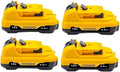 12V Replacement Lithium-Ion Battery Compatible With Dewalt DCD710 DCB123 DCB125 DCB124 DCB122 Cordless Powe Electric Saw Reciprocating Saw Tool Packs(4PCS 3.5Ah)