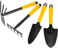 Garden Tool Set, 4 Piece Garden Tools, Garden Kit Heavy Duty Gardening Tool, Outdoor Gardening Hand Tools with Ergonomic Handle Gardening Gifts for Women Men