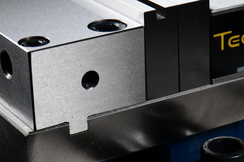 Tegara 690X 6' CNC Milling Machine Vise with Location Holes and Vise Key Slot 202-0990 R[
