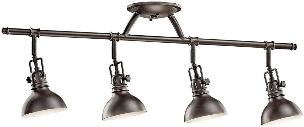 Kichler Hatteras Bay 31.25' 4 Light Halogen Fixed Rail Light Olde Bronze®