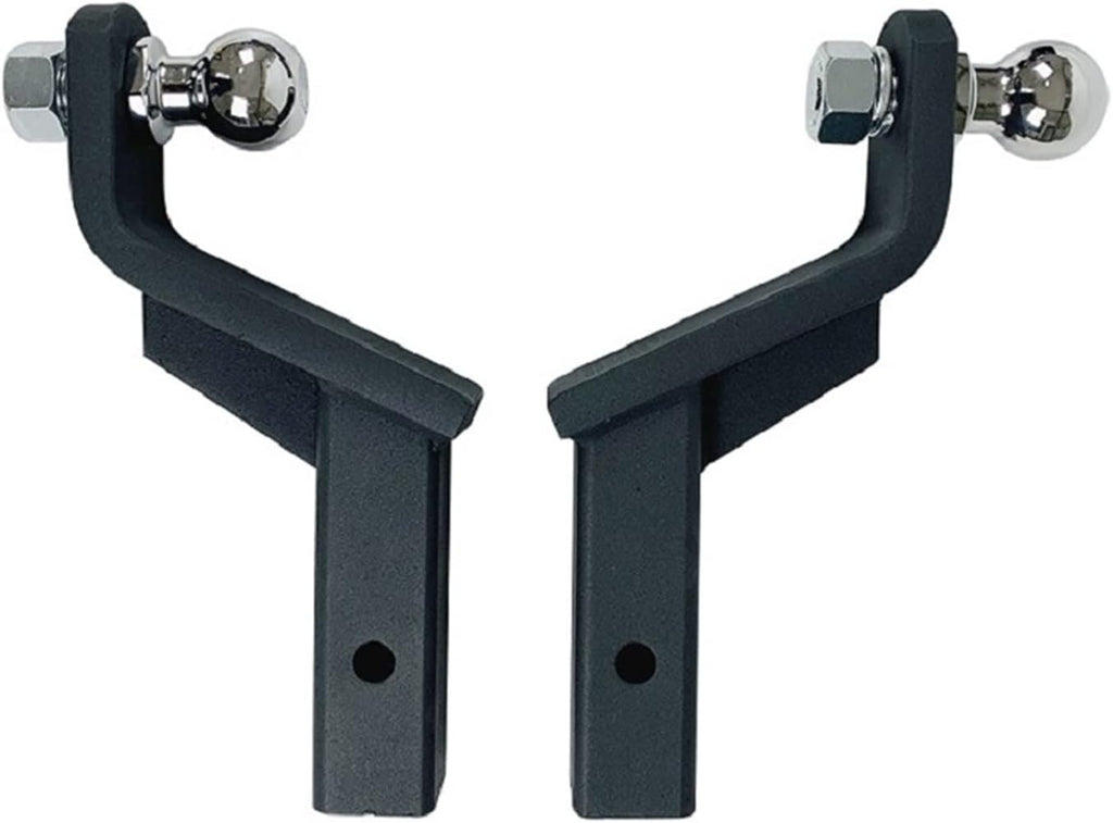 Trailer Hitch, Trailer 8inch Drop Towbar Tow Bar Ball Mount Tongue Hitch Trailer Car RV Boat Parts Accessories W/50mm 2inch Ball(with 50mm Ball)