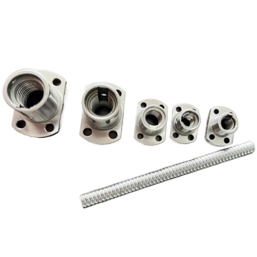 C5 Miniature Ball Screw SFK0801 8mm 10mm 0801 Length100 150 200mm with SFK Ball Nut 3D Printer(SFK0801 End Machined,100mm)