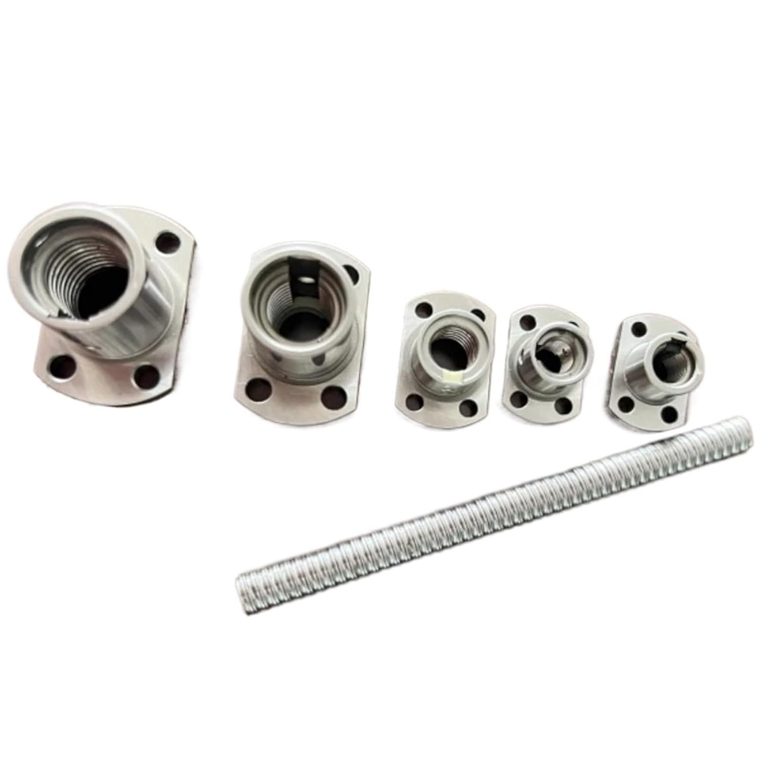 C5 Miniature Ball Screw SFK0801 8mm 10mm 0801 Length100 150 200mm with SFK Ball Nut 3D Printer(SFK0801 End Machined,100mm)