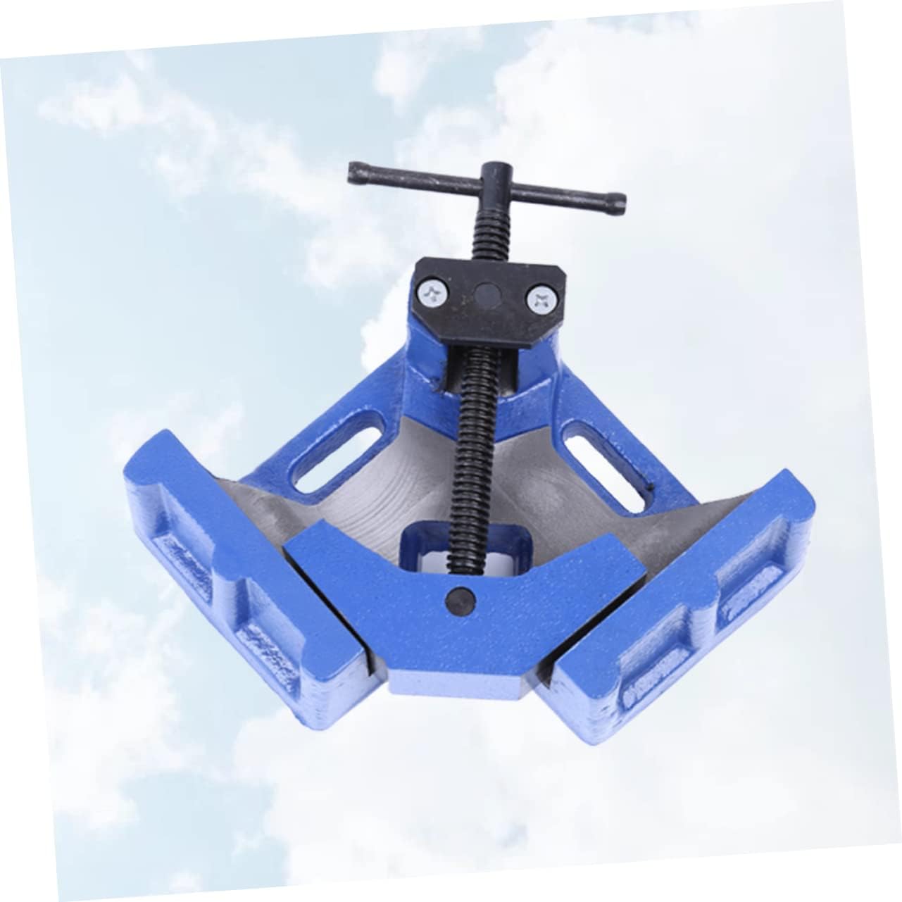 Iron Right Angle Clamp Wood Angle Clamp Skid Handle for Woodworking Framing Welding