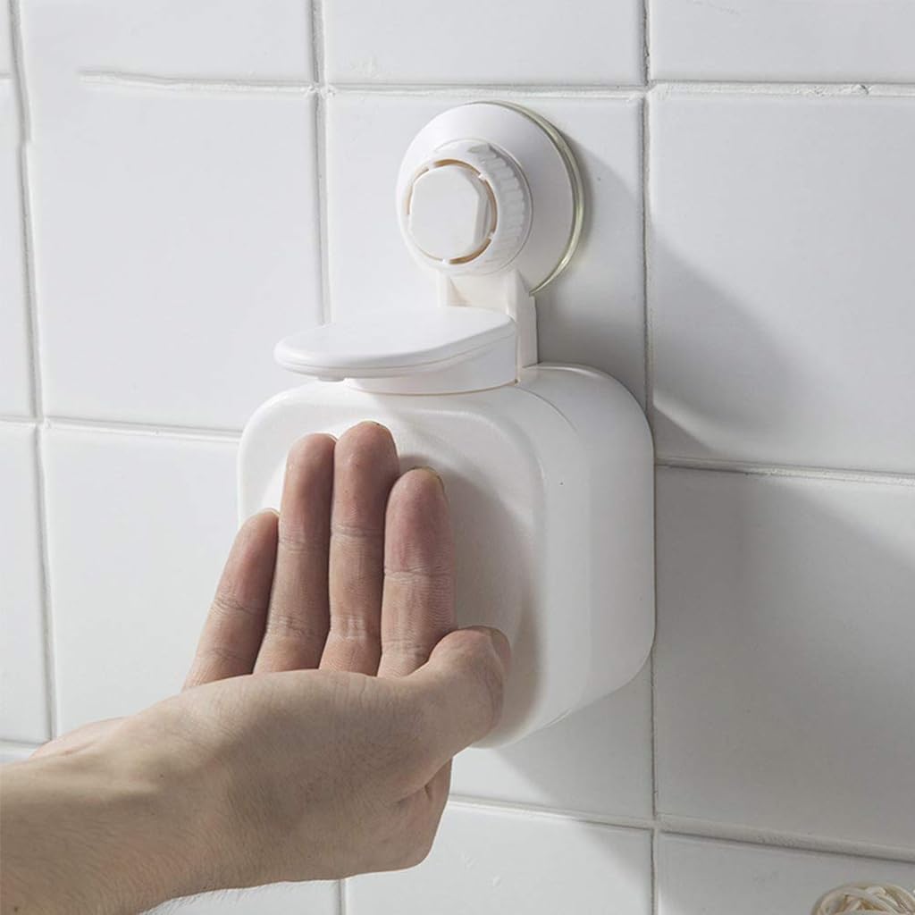 Bathroom Refillable Liquid Soap Dispenser Pump Bottle for Vanity Counter Tops, Kitchen Sink - Holds Hand Soap