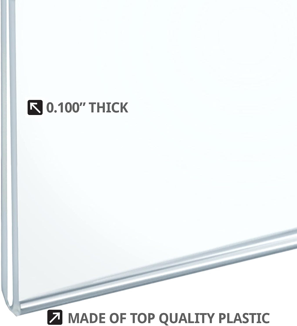 Azar Displays 162728 17-Inch Width by 22-Inch Height Wall U-Frame with Pre-Cut Hanging Holes, 10-Pack