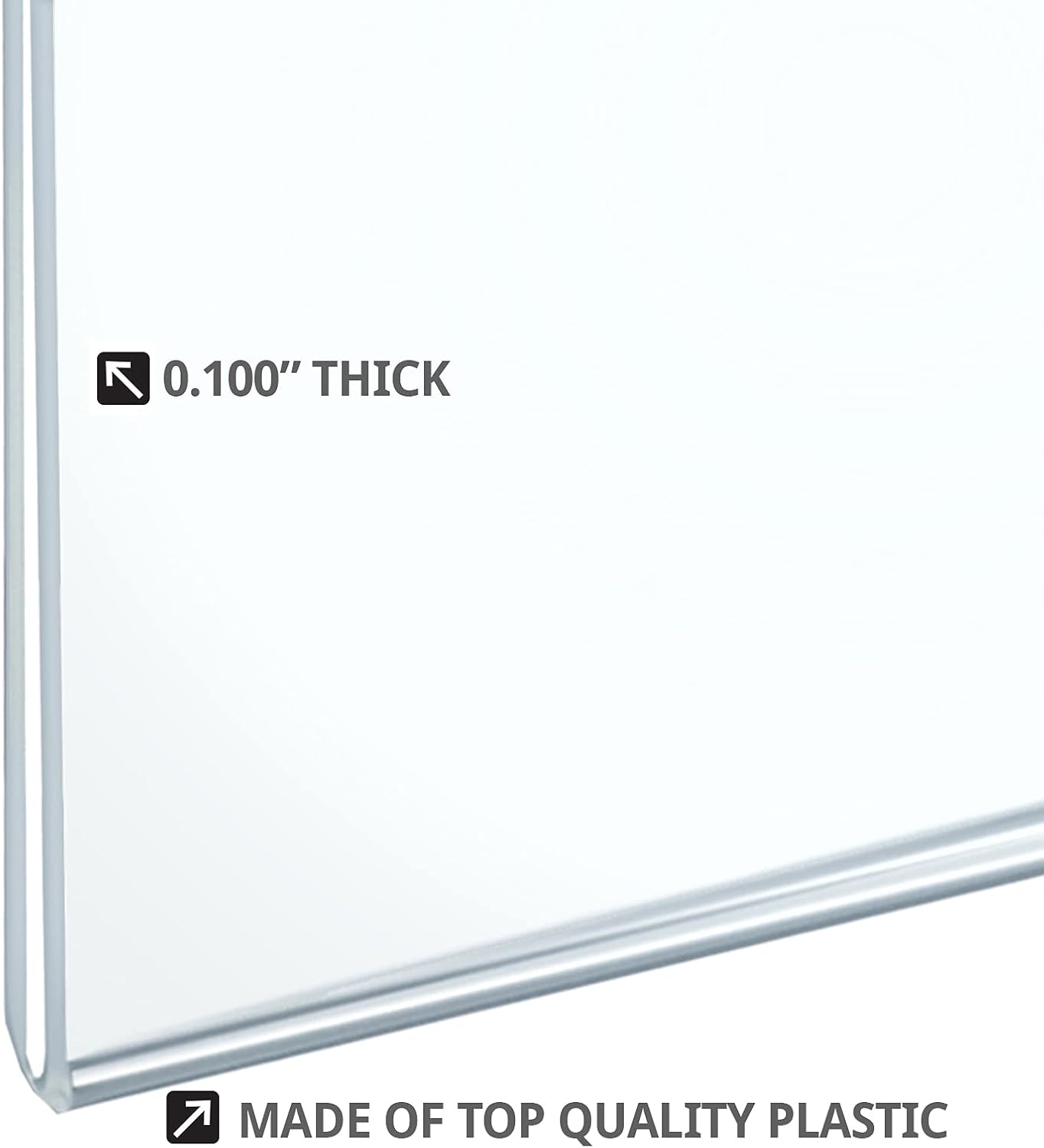 Azar Displays 162729 22-Inch Width by 17-Inch Height Wall U-Frame with Pre-Cut Hanging Holes, 10-Pack