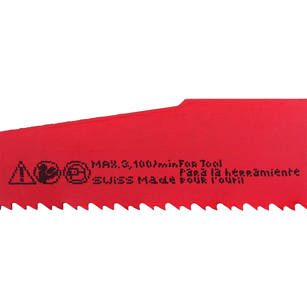25 Pack 9 inch 8/10 TPI Pack Diablo Bi-Metal Demolition Reciprocating Saw Blades for 3/16-9/16 Thick Metals