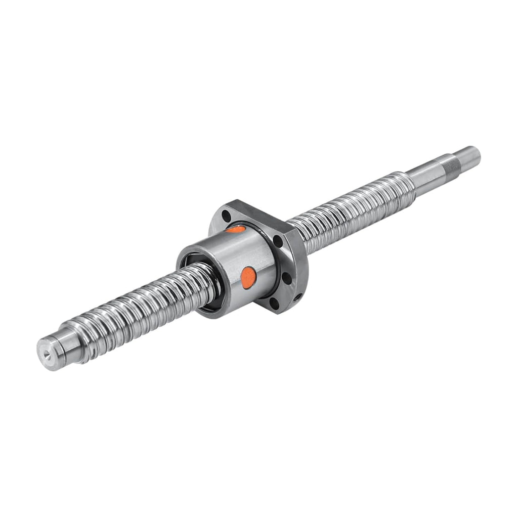 SFU2005 SFU2010 20MM Diameter 5mm 10mm Lead End Machined Ballscrew Rod + Single Ball Nut for CNC Engraver Milling Router(SFU2005,300mm)
