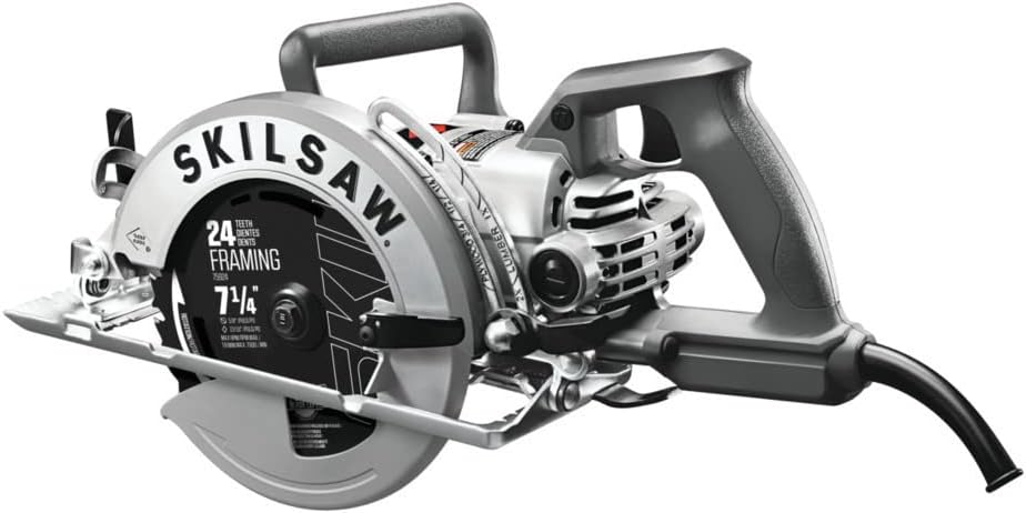 SKIL 7-1/4' Worm Drive Circular Saw With Twist Lock Plug- SPT77W-71