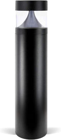 LED Bollard Landscape Lights 25' 10W 3000K 120V-277V Commercial/Residential Modern Ballard Lighting Fixture for Garden, Pathway, Driveway Electric Light. ETL Listed.