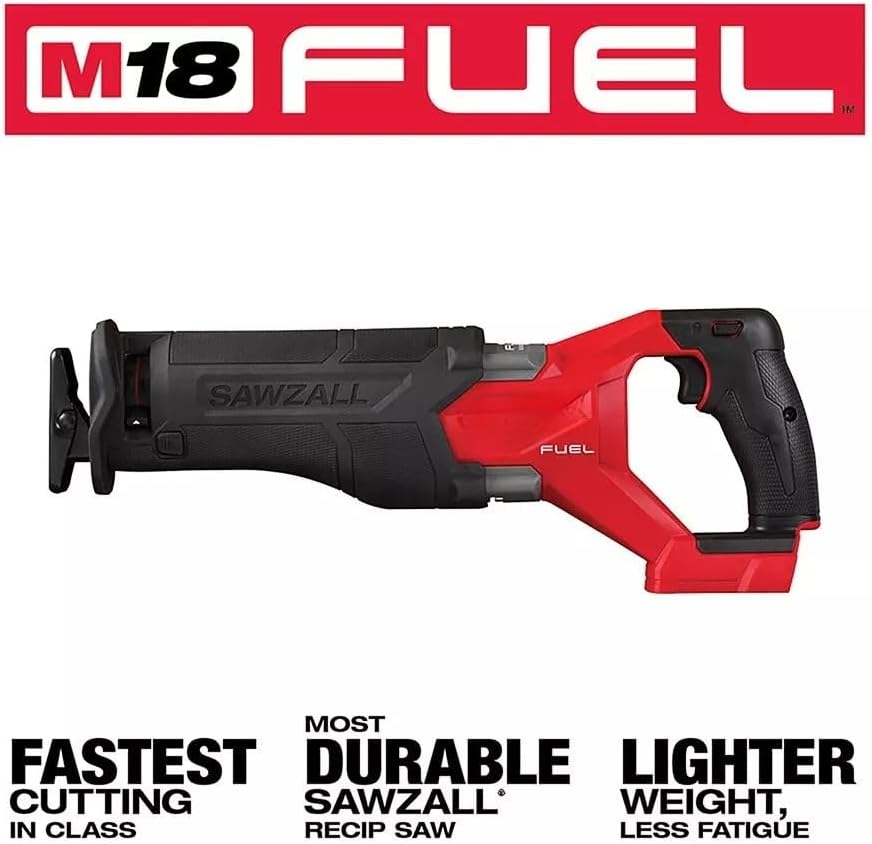 2821-20 for Milwaukee M18 FUEL Cordless Reciprocating Saw Length 17.1 in Height 6.3 in Width 3.25 in