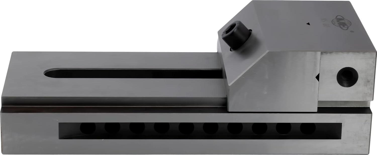 CME Screwless-Type Toolmaker's Vise, 5 7/8' Jaw Width, 7 7/8' Maximum Opening, High-Precision Workholding Vise With Multi-Orientation Mounting For Milling, Inspection, Grinding, Wire EDM