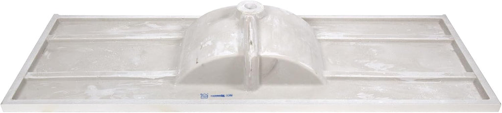 Design House 61-Inch Camilla II Modern Vanity Top with Backsplash, Improved Packaging, Solid White – Design House, 630251