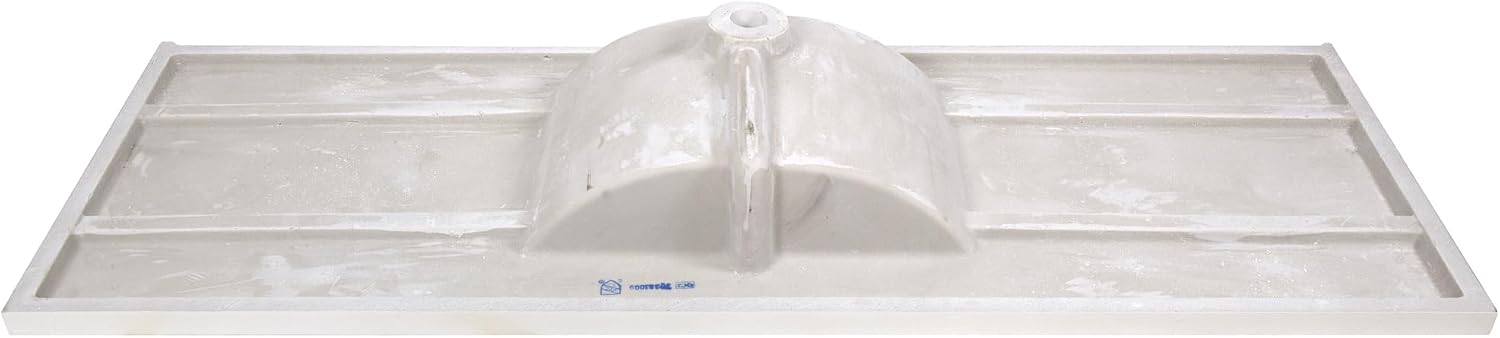 Design House 61-Inch Camilla II Modern Vanity Top with Backsplash, Improved Packaging, Solid White – Design House, 630251
