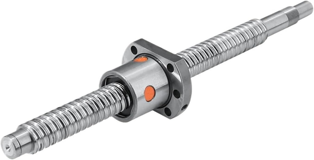 SFU2005 SFU2010 20MM Diameter 5mm 10mm Lead End Machined Ballscrew Rod + Single Ball Nut for CNC Engraver Milling Router(SFU2005,300mm)