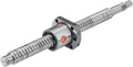 SFU2005 SFU2010 20MM Diameter 5mm 10mm Lead End Machined Ballscrew Rod + Single Ball Nut for CNC Engraver Milling Router(SFU2005,300mm)