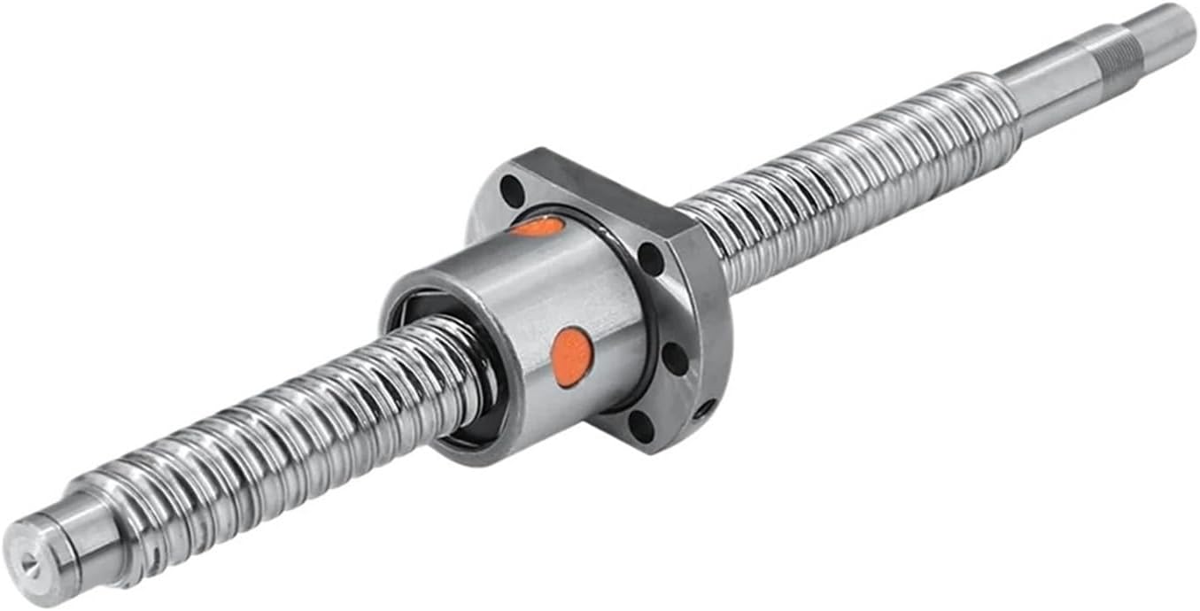 SFU2005 SFU2010 20MM Diameter 5mm 10mm Lead End Machined Ballscrew Rod + Single Ball Nut for CNC Engraver Milling Router(SFU2005,300mm)
