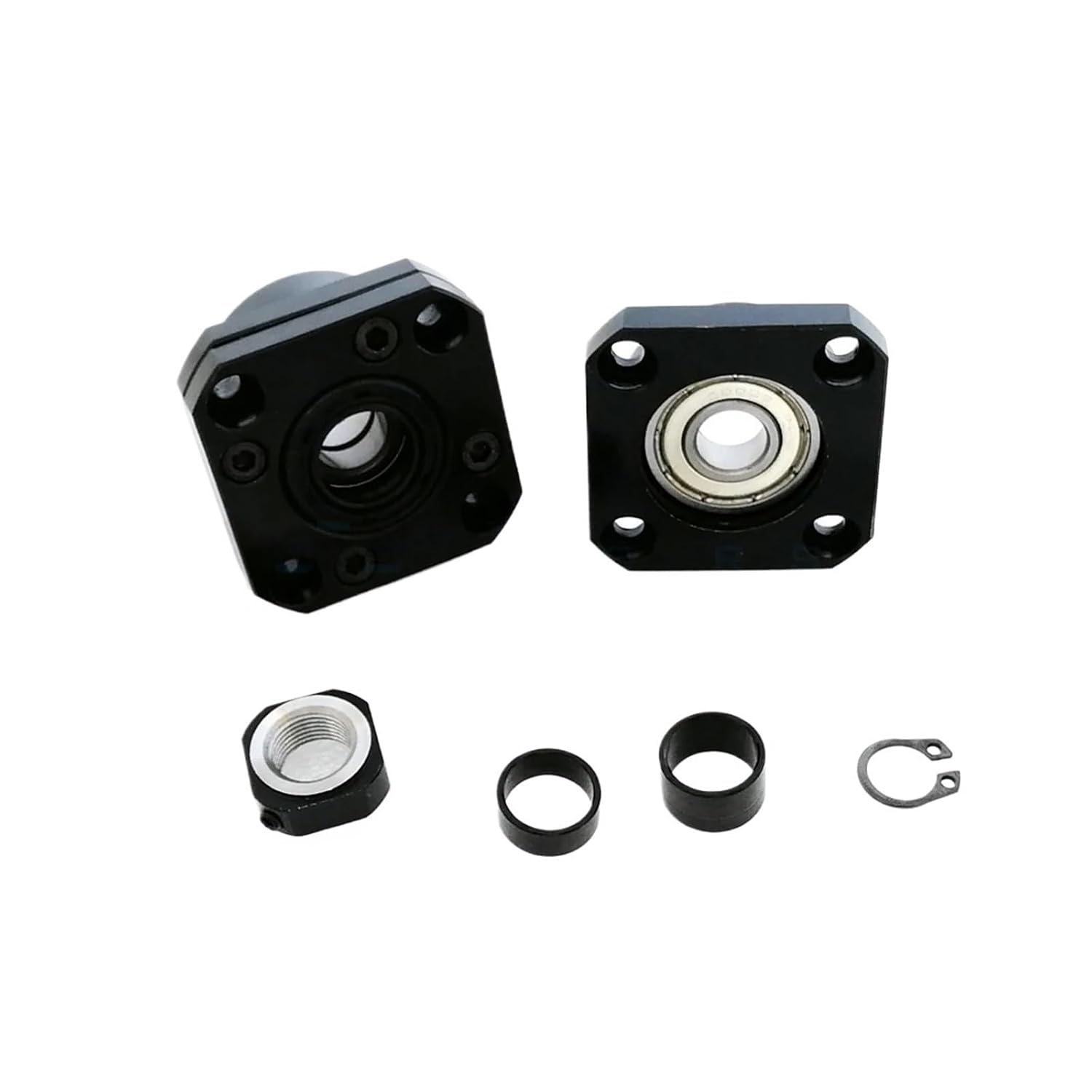 1605 Ball Screw 350mm + SFU1605 nut + FK12 FF12 Bracket + Ball nut Bracket + 6.35x10mm Shaft Coupling