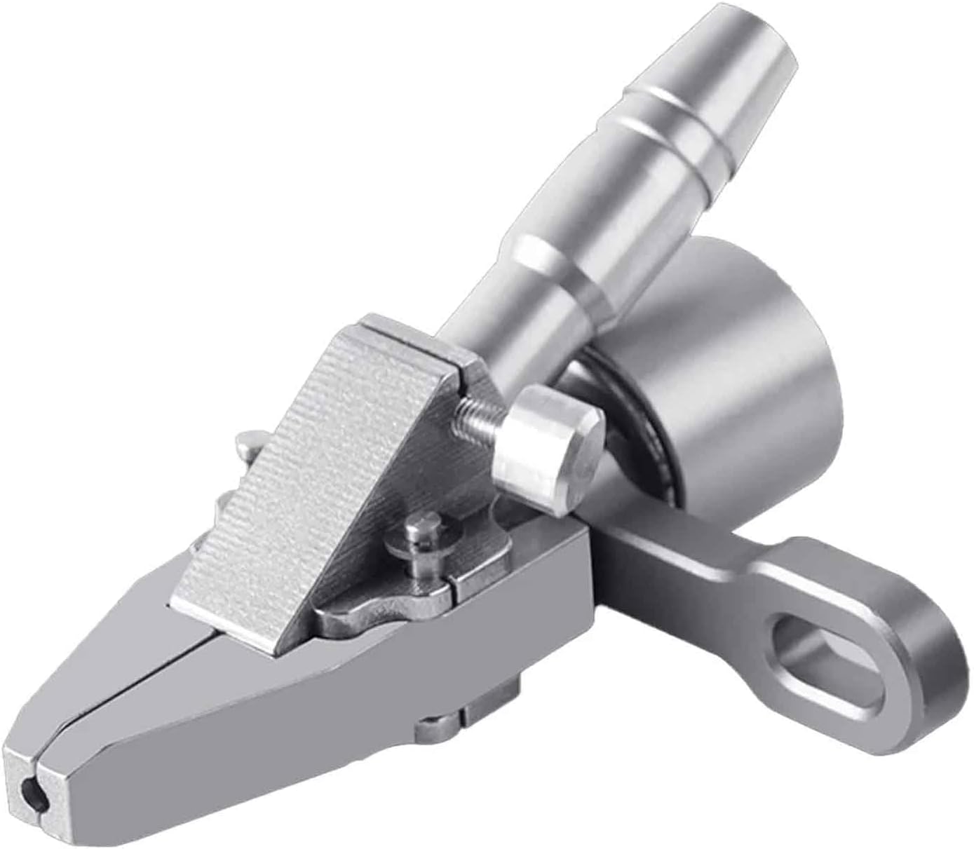 iDili Pneumatic Stainless Steel Screw Machine Clamp Hand-Held Chuck Automatic Screw Machine Clamp (M4.0E)