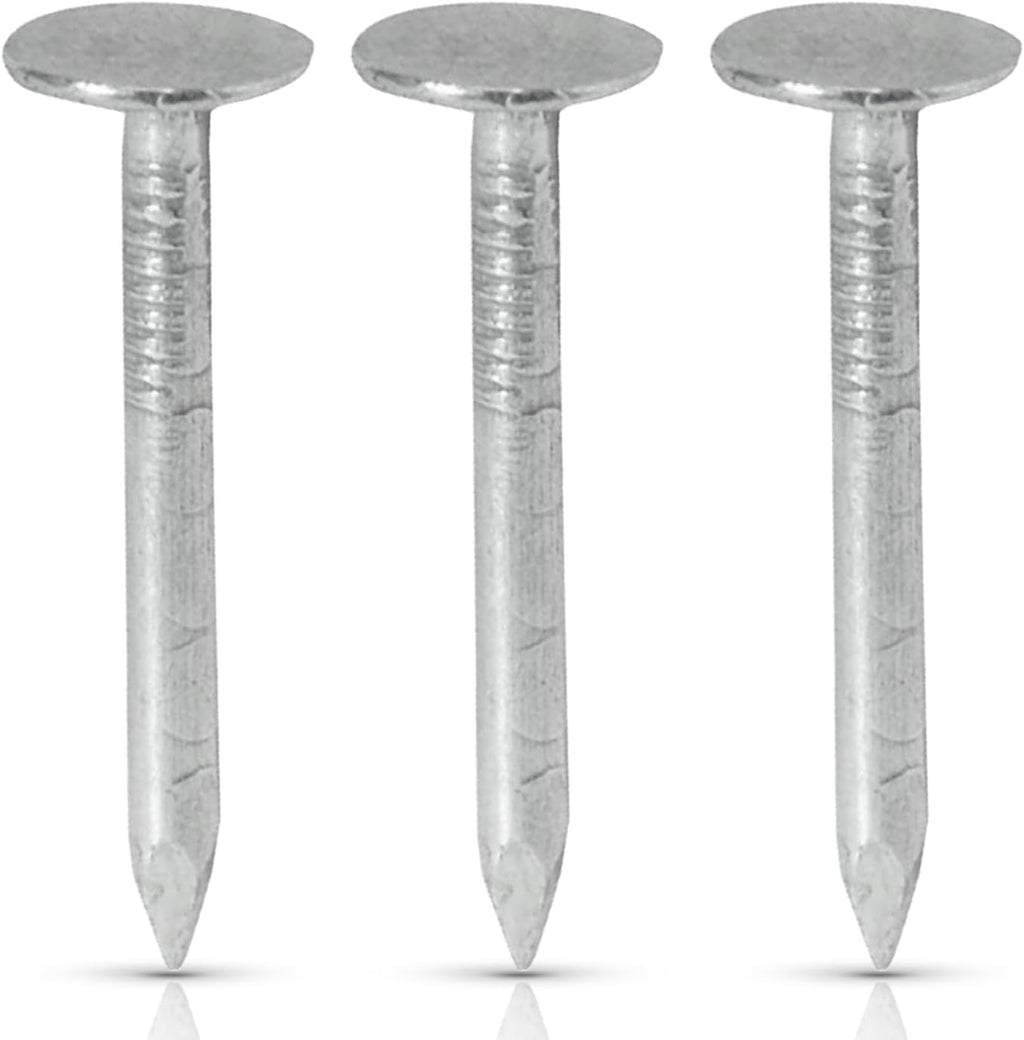 (4000 Pack) 1-1/4-Inch Galvanized Roofing Nails Professional Grade - Used to fasten roofing felt, asphalt singles & insulation board (4000)