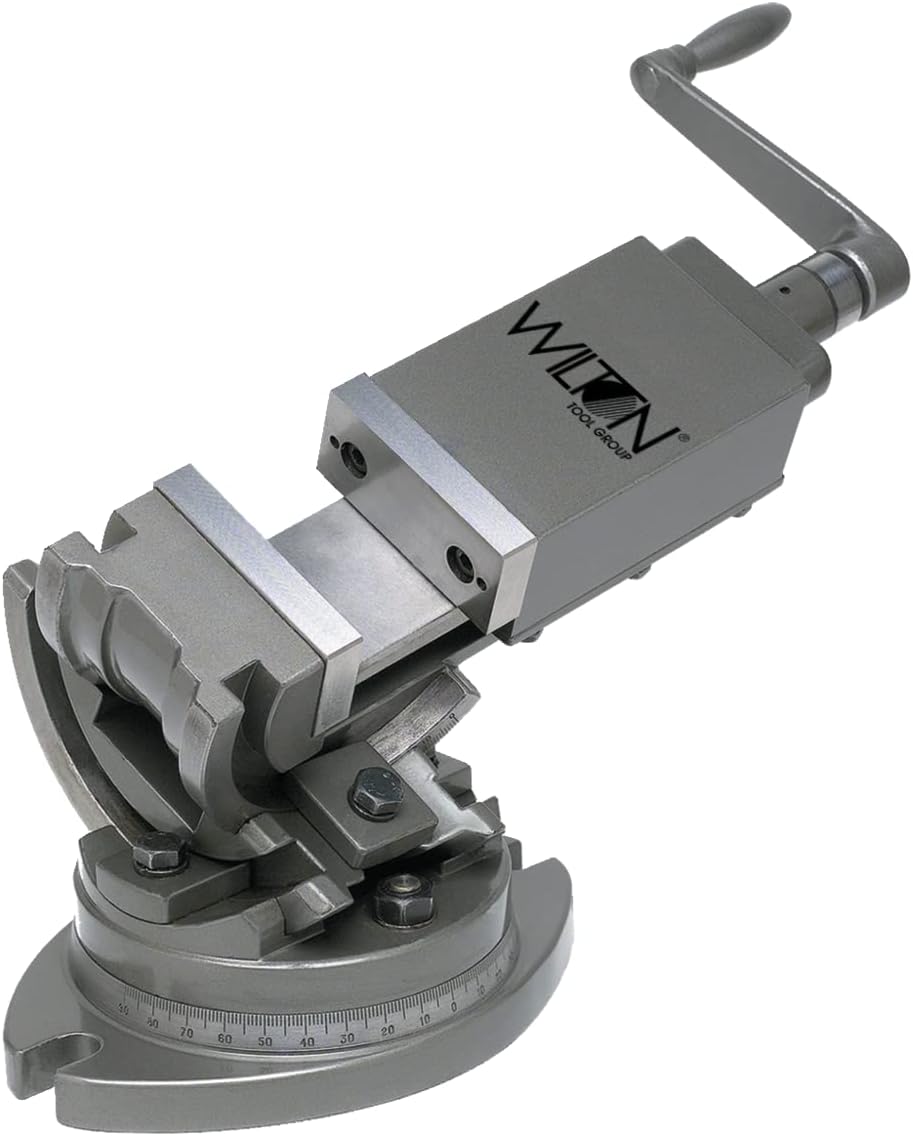 Wilton 3-Axis Precision Tilting Vise, 2' Jaw Width, 2' Opening, 1-15/16' Jaw Depth (Model TLT/SP-50)