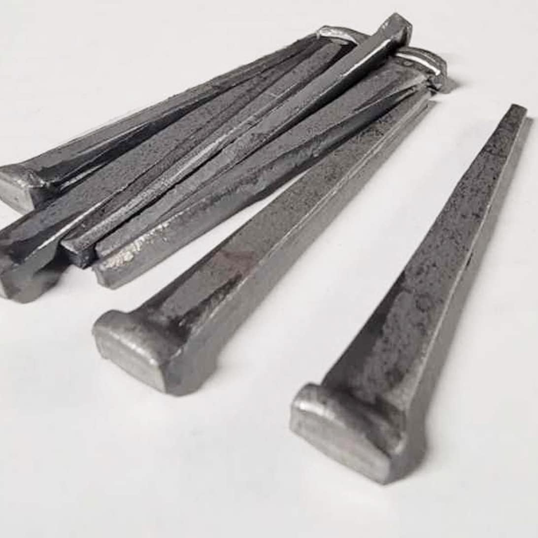 3'- SHEATHING NAILS - Antique rustic restoration SHEATHING accent nails for Wood Siding, face nailing Wood Flooring, shutters & furniture – Decorative clavos – Distinctive FLAT HEAD Nail – 3 in