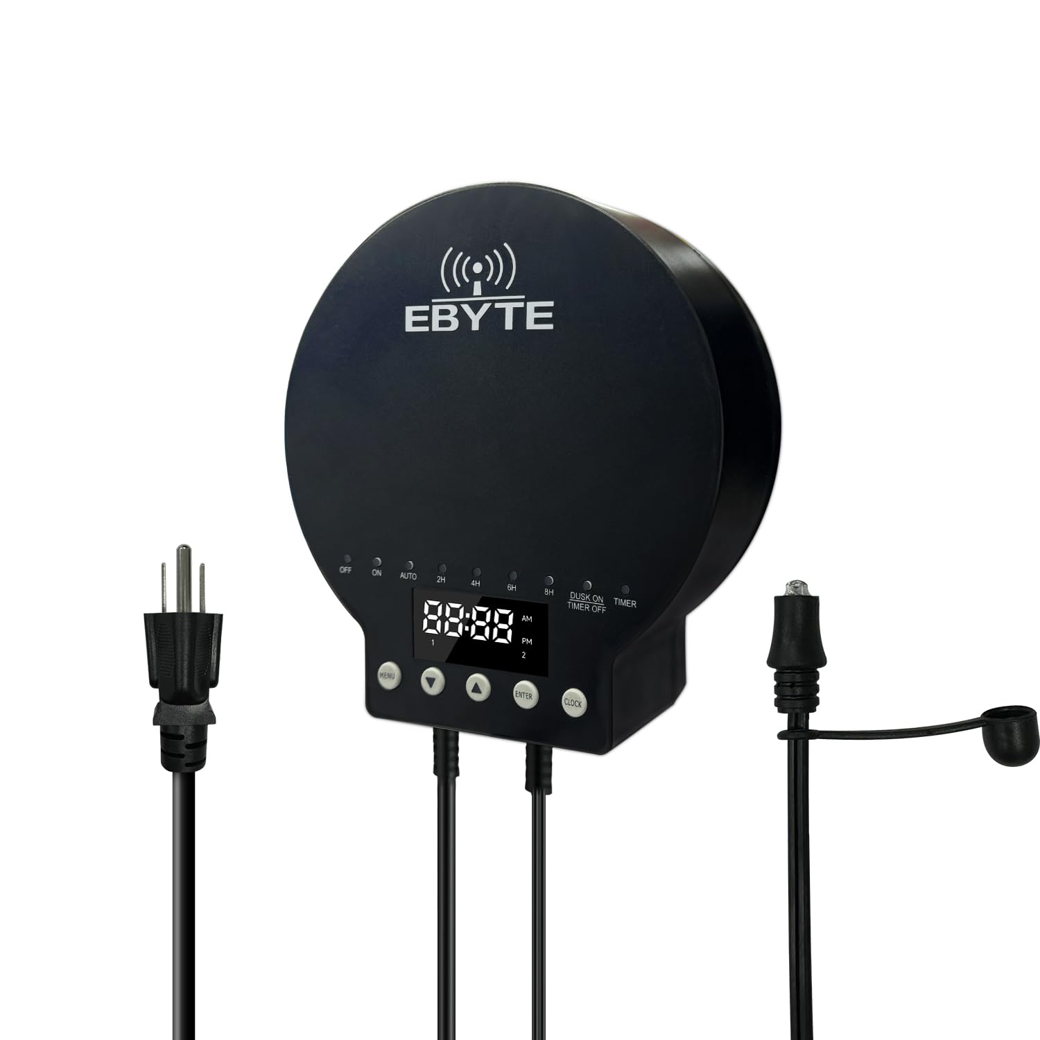 Low Voltage Landscape Transformer, 200W Output Landscape Lighting Transformer 1 Zone Control with Timer and Photocell Sensor 120V to 12V AC Weatherproof, for Garden Lights, Spotlights, Steplights