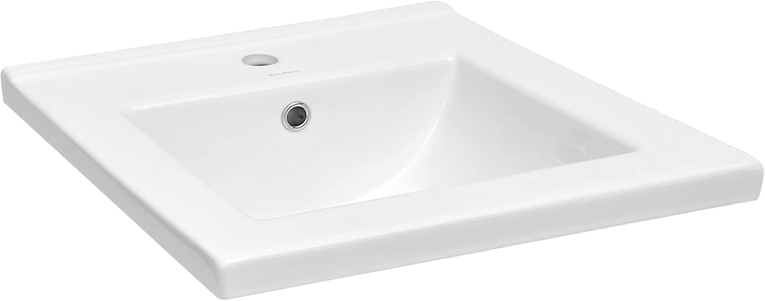 18' Ceramic Square Vanity Sink Top