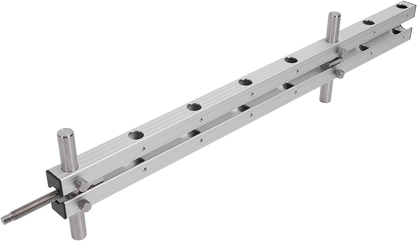 Heavy Duty Woodworking Clamp, 640mm Width, 499KG Clamping Force, Aluminum Alloy Build, Quick Setup, Protective Soft Pads, for Furniture and Crafts