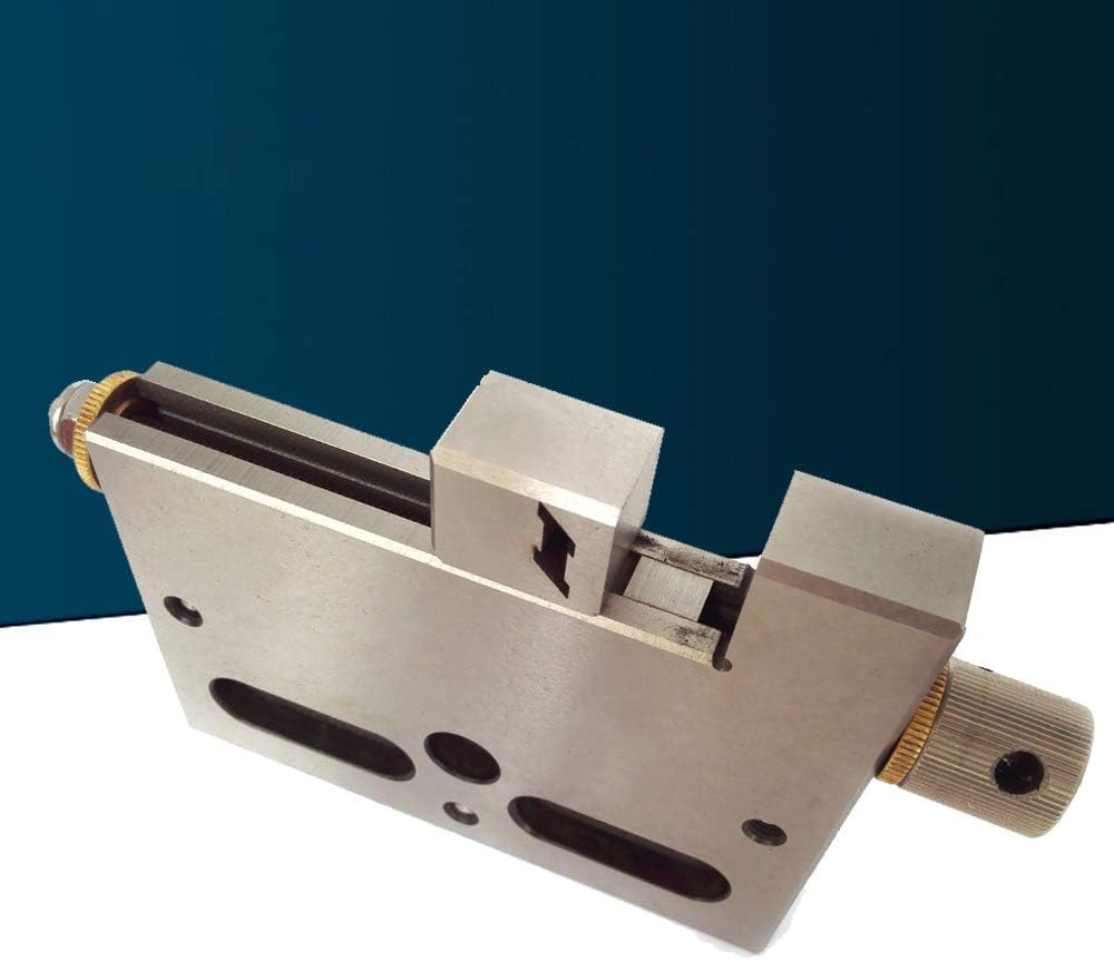 High Precision Vise Stainless Steel Bench Vise 4 Inch, Manual Clamp Vise Wire Edm Vise Jaw Opening Clamp Tool, 4 'Jaw Opening Vise Precision Manual Wire Cutting Tool