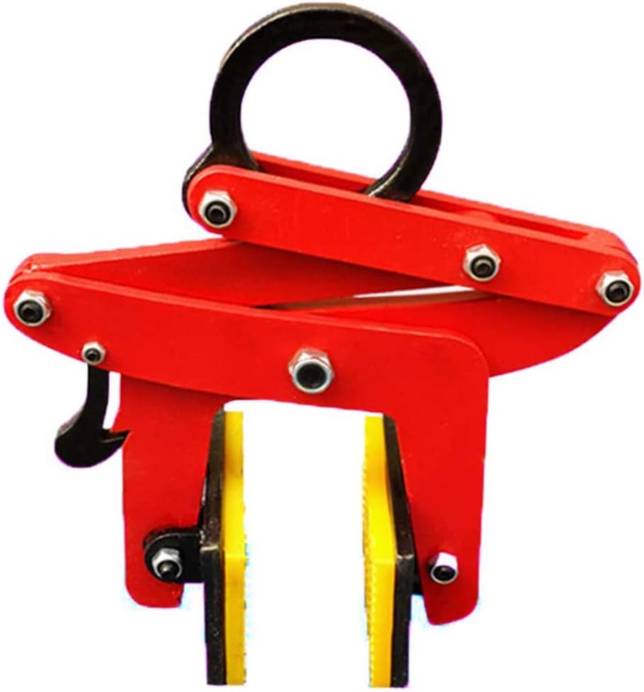 Heavy Duty Alloy Steel Lifting Clamps-Jaw Opening 4 Inch, Thicken Non-Slip Lifting Clamp Vertical Plate Clamp, for Lifting and Transporting Steel Plate (C2)