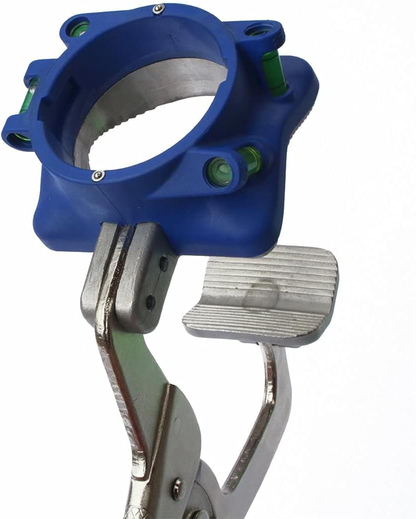 HoleMaster Pipe Hole Cutter Clamp Jig cut up to 2inch Hole in 4inch Pipe (Drill Not Included)