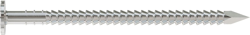 Simpson Strong-Tie T4SN7B Ring-Shank Siding Nail, 1-1/2 Inch x .083 Inch, 14 Gauge, Full Round Head, Diamond Point, Type 316 Stainless Steel (Pack of 9,850)