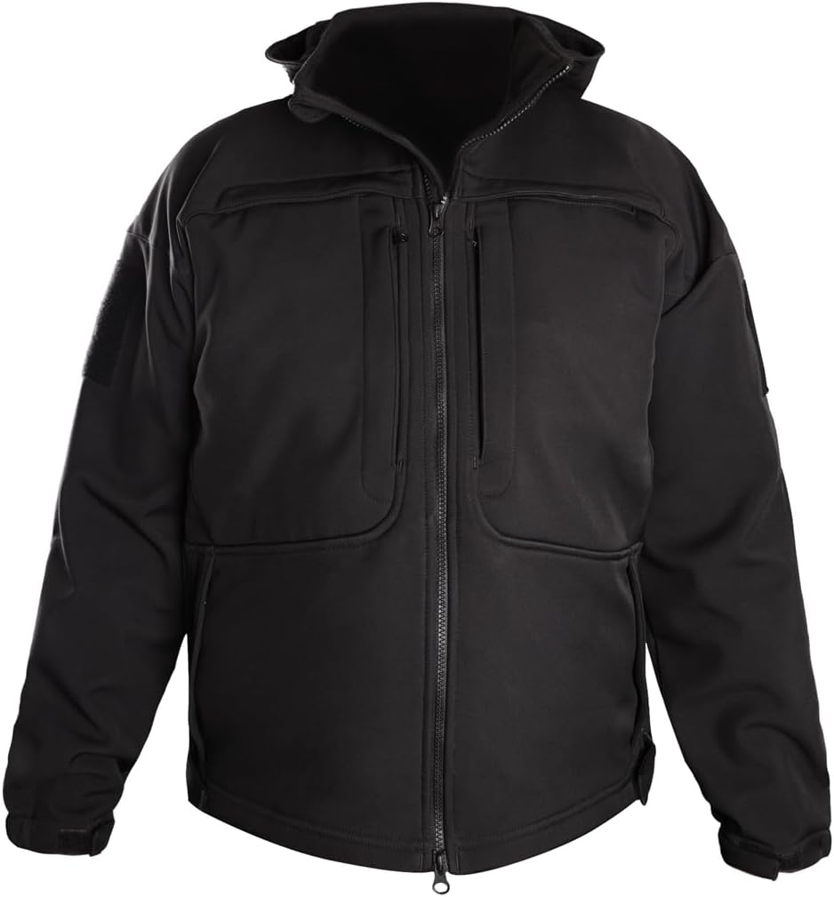 Men's Ultimate Tactical Softshell (DWR) Durable Water Repellent Jacket - Work Utility & Safety Jacket