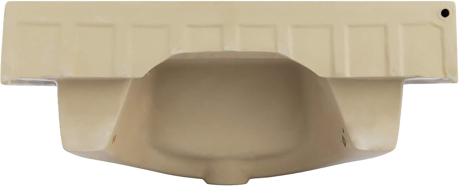 Fine Fixtures Ceramic Bathroom Sink Top with Raised Back - Fits Standard 24' Vanity | Elegant and Durable Bathroom Sinks for Modern Homes - Upgrade Your Space - Perfect for Any Bathroom Design