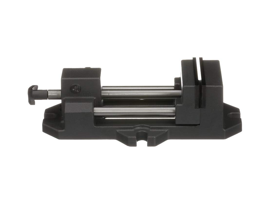 HHIP 3900-0184 Pro-Series High Grade Iron Quick Slide Drill Press Vise, 4' Width x 1.375' Depth Jaw, 4.75' Jaw Opening (Pack of 1)
