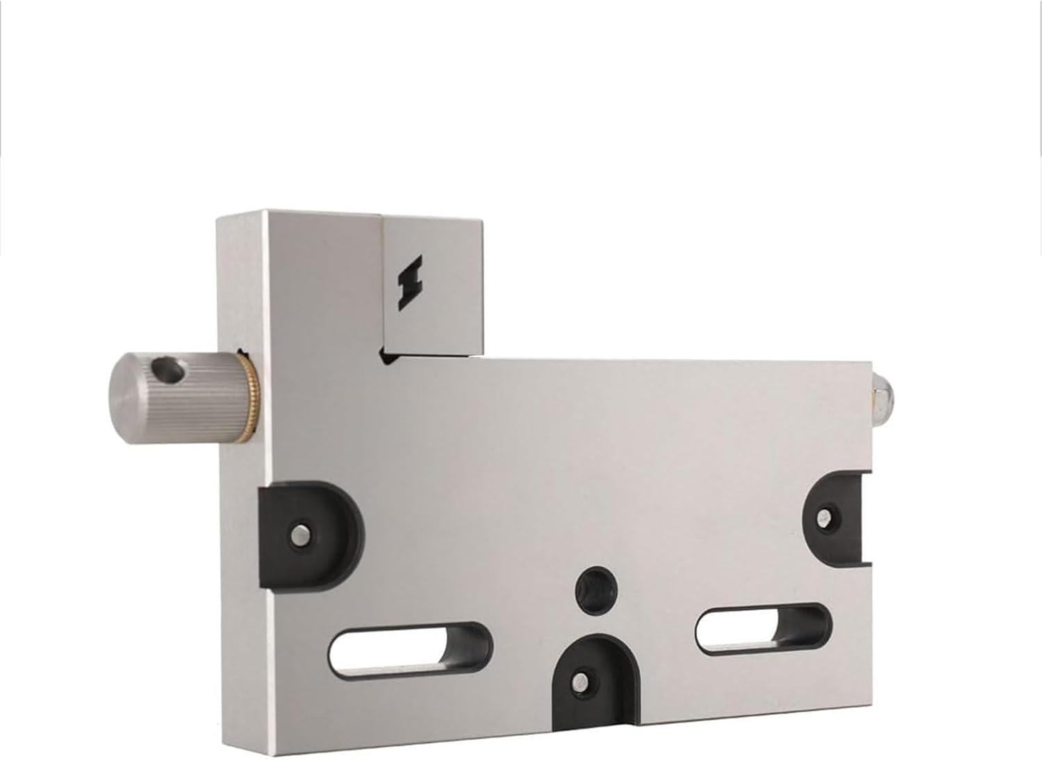 4 Inch High Precision CNC Wire EDM Vise Stainless Steel Bench Vise 0-100mm Jaw Opening Clamping Tool 3Kg Load for Small Workpieces Silver,4Inch