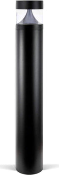 LED Bollard Landscape Lights 38' 20W 5000K 120V-277V Commercial/Residential Modern Ballard Lighting Fixture for Garden, Pathway, Driveway Electric Light. ETL Listed.