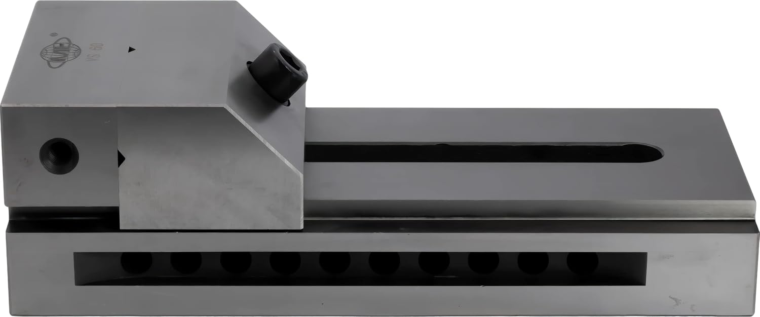 CME Screwless-Type Toolmaker's Vise, 5 7/8' Jaw Width, 7 7/8' Maximum Opening, High-Precision Workholding Vise With Multi-Orientation Mounting For Milling, Inspection, Grinding, Wire EDM