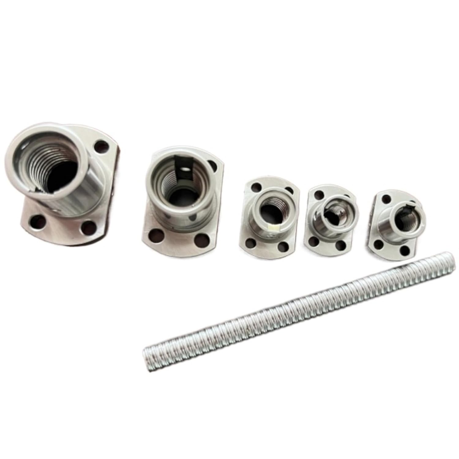 C5 Miniature Ball Screw SFK0801 8mm 10mm 0801 Length100 150 200mm with SFK Ball Nut 3D Printer(100mm,SFK0801 No Machined)