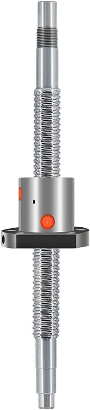 SFU2005 SFU2010 20MM Diameter 5mm 10mm Lead End Machined Ballscrew Rod + Single Ball Nut for CNC Engraver Milling Router(SFU2005,350mm)