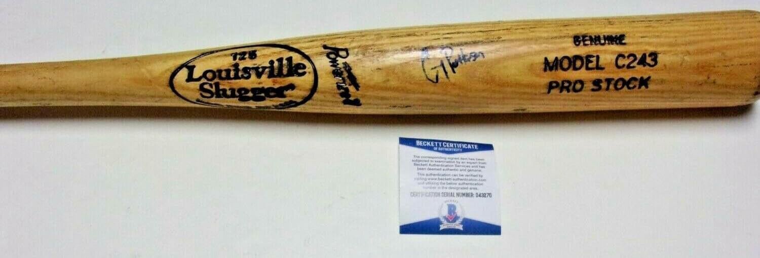 Corey Patterson Chicago Cubs,orioles Beckett/coa Signed Game Used Bat - MLB Autographed Game Used Bats